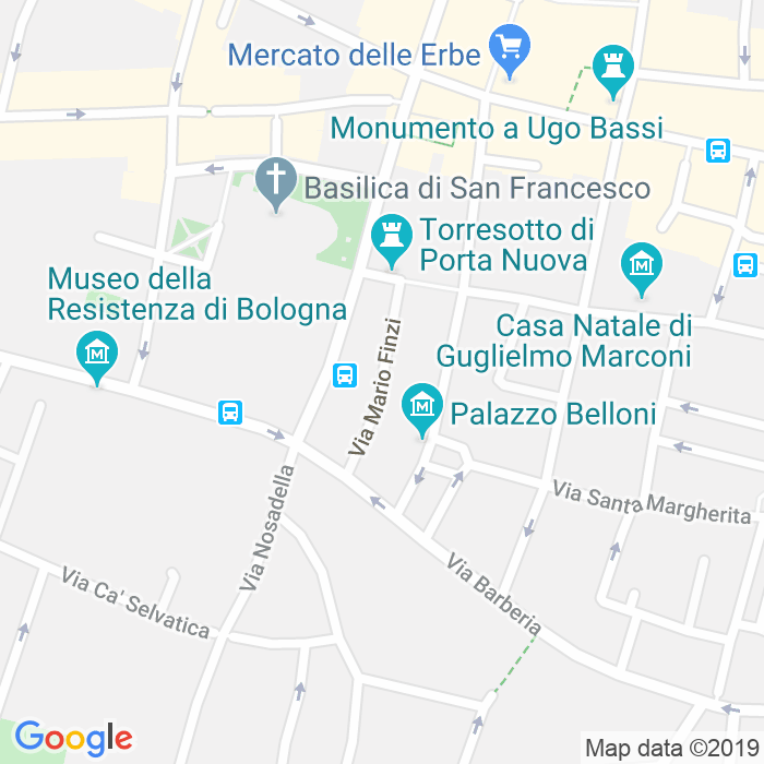 CAP di Via Mario Finzi a Bologna