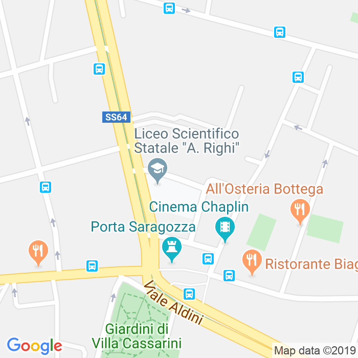 CAP di Via Ugo Foscolo a Bologna