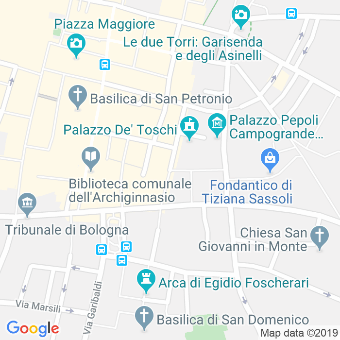 CAP di Piazza Minghetti a Bologna