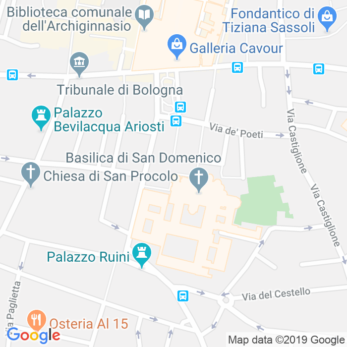 CAP di Piazza San Domenico a Bologna
