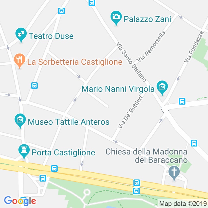 CAP di Via Albano Sorbelli a Bologna