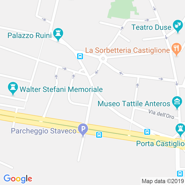 CAP di Via Alfonso Rubbiani a Bologna