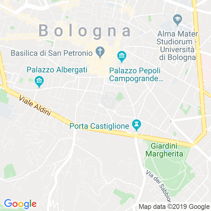 CAP di Via Pier Gabriele Goidanich a Bologna