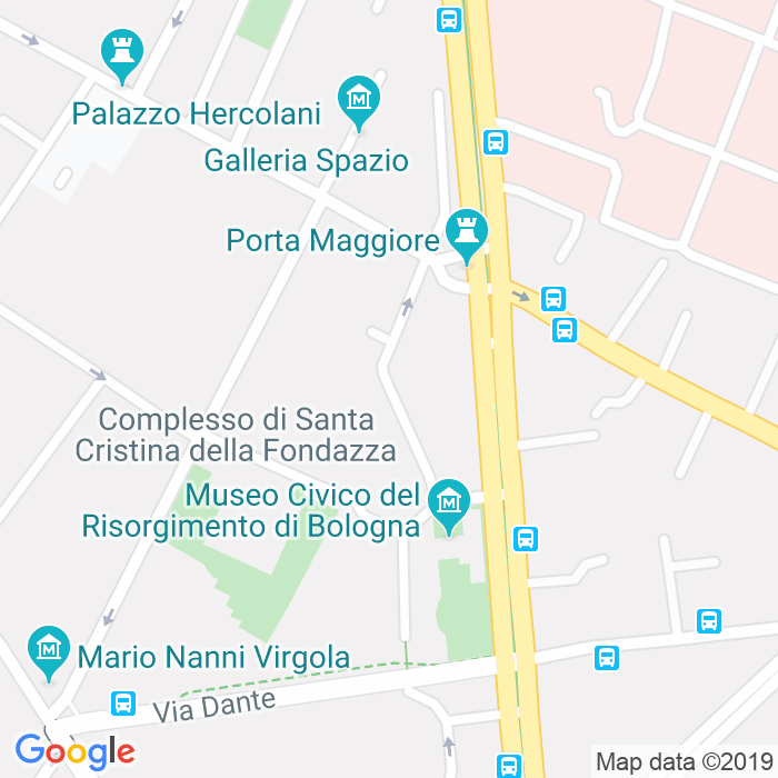 CAP di Via Vincenzo Toffano a Bologna