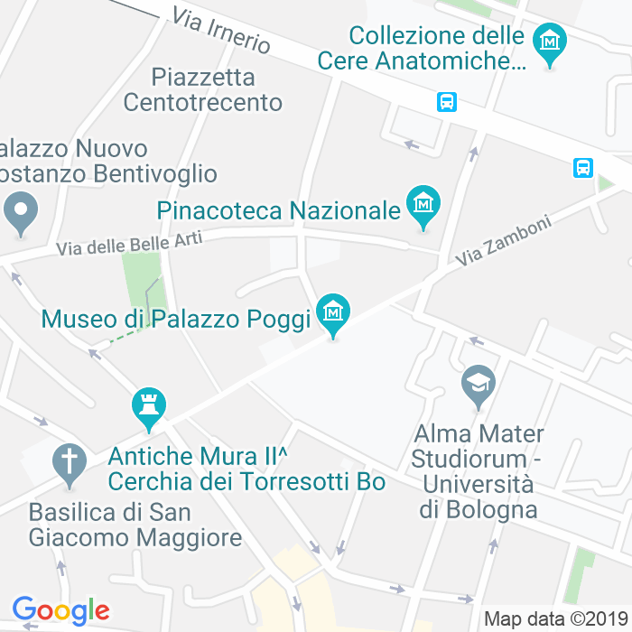 CAP di Piazza Antonino Scaravilli a Bologna