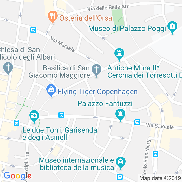 CAP di Piazza Rossini a Bologna