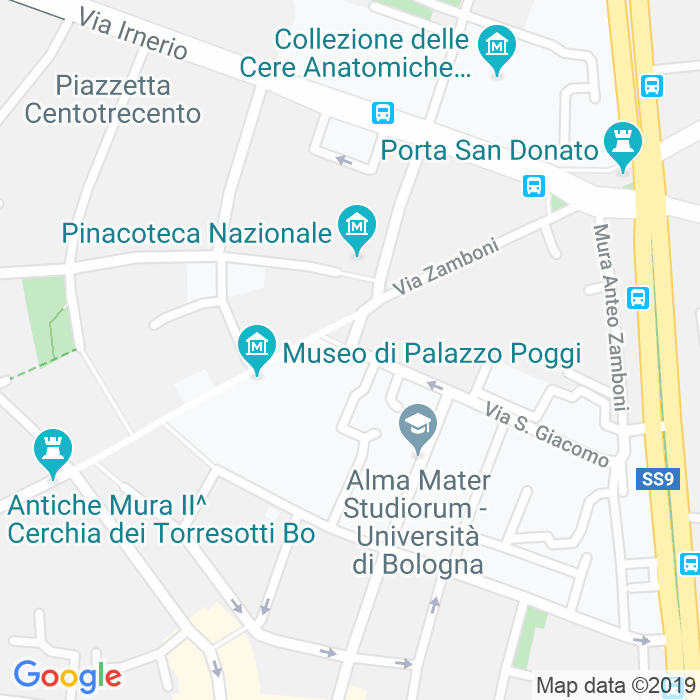 CAP di Piazza Vittorio Puntoni a Bologna