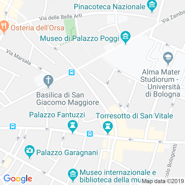 CAP di Via Giuseppe Petroni a Bologna