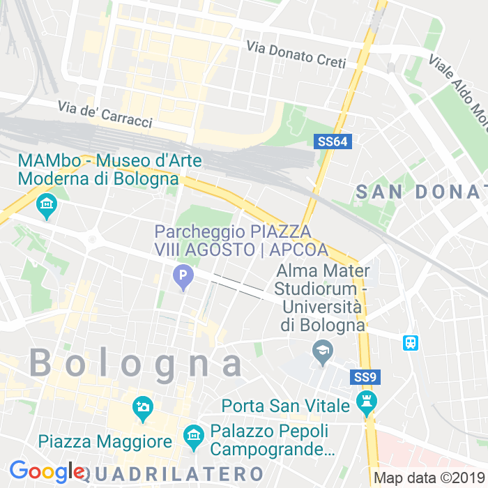 CAP di Viale Massimiliano Bruno a Bologna