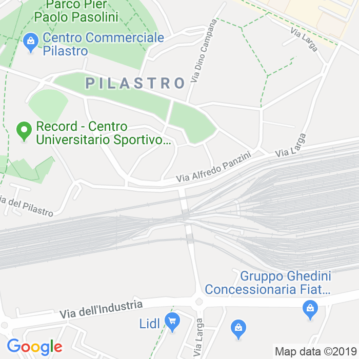 CAP di Via Alfredo Panzini a Bologna