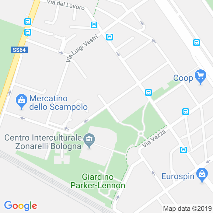 CAP di Via Giovanni Antonio Sacco a Bologna