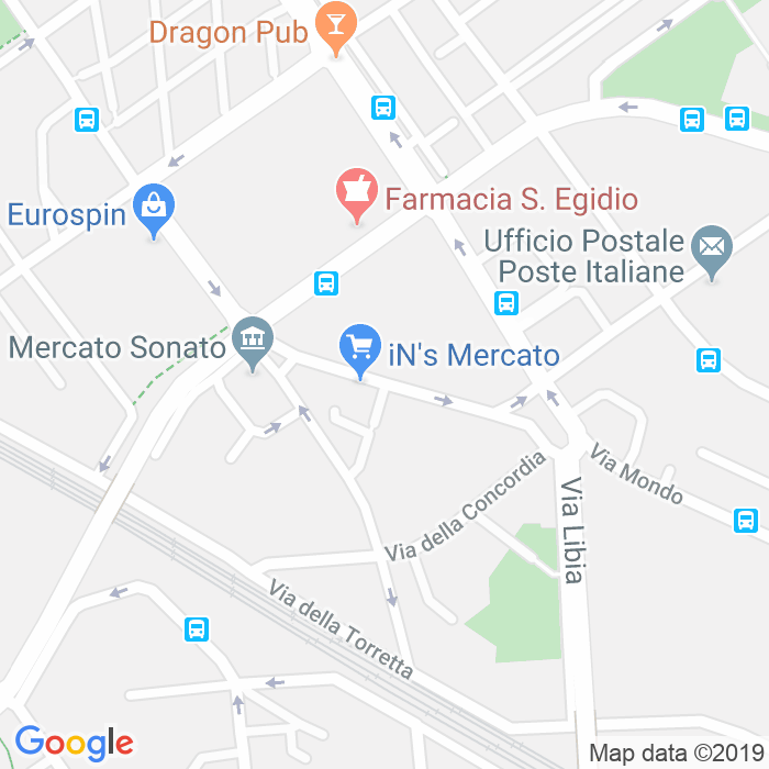 CAP di Via Romolo Amaseo a Bologna