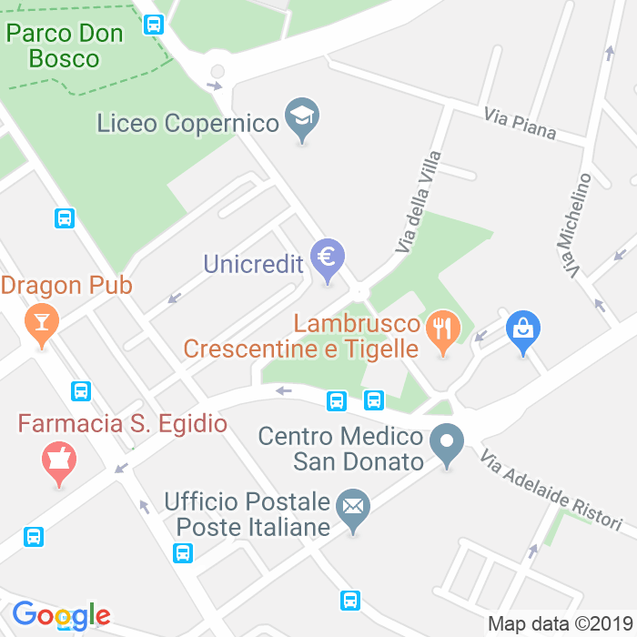 CAP di Via Tommaso Salvini a Bologna