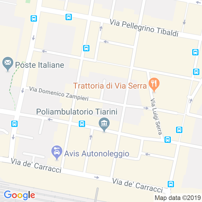 CAP di Via Domenico Zampieri a Bologna