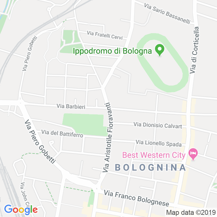 CAP di Via Giovanni Francesco Barbieri a Bologna