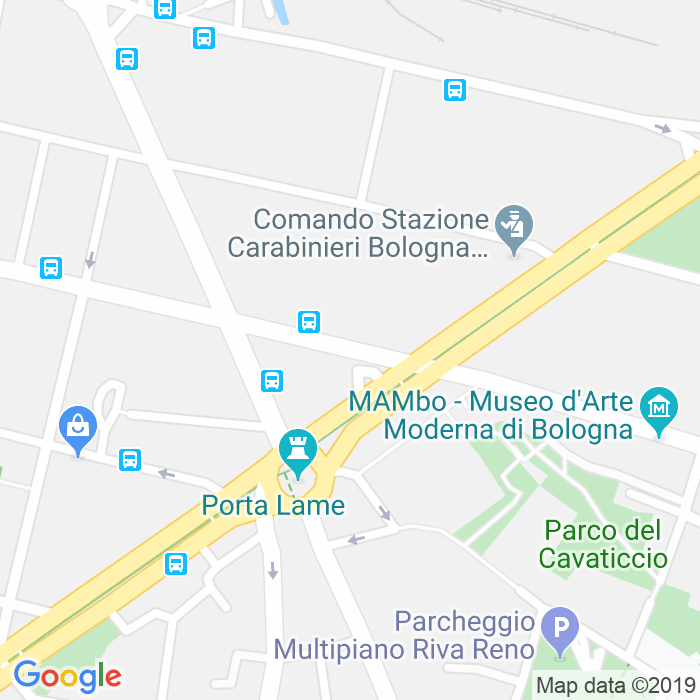 CAP di Via Amedeo Parmeggiani a Bologna