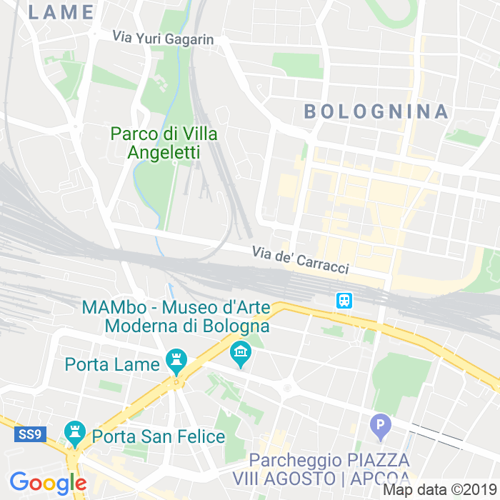 CAP di Via De Carracci a Bologna