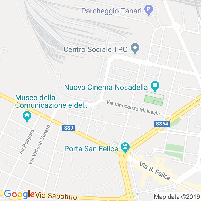 CAP di Via Innocenzo Malvasia a Bologna