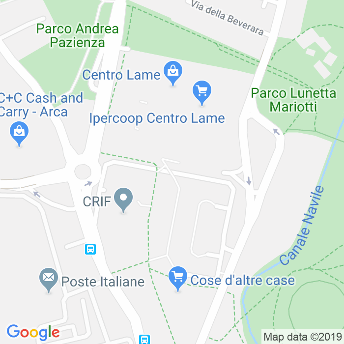CAP di Via Mario Fantin a Bologna