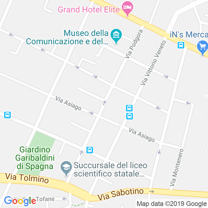 CAP di Via Podgora a Bologna