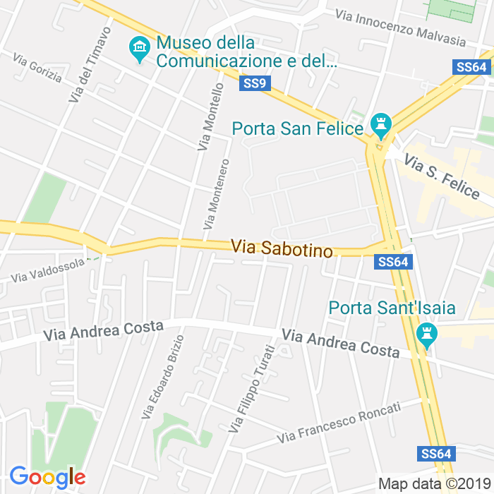 CAP di Via Sabotino a Bologna