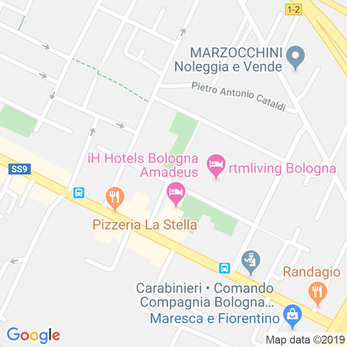 CAP di Via Aldo Pio Manuzio a Bologna