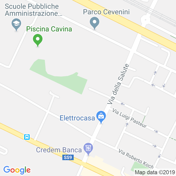 CAP di Via Fausto Coppi a Bologna