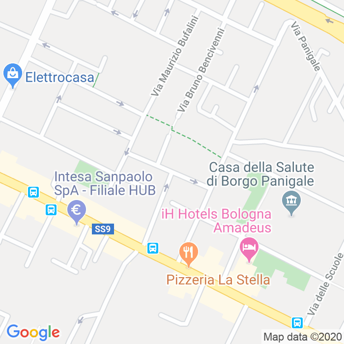 CAP di Via Girolamo Cardano a Bologna
