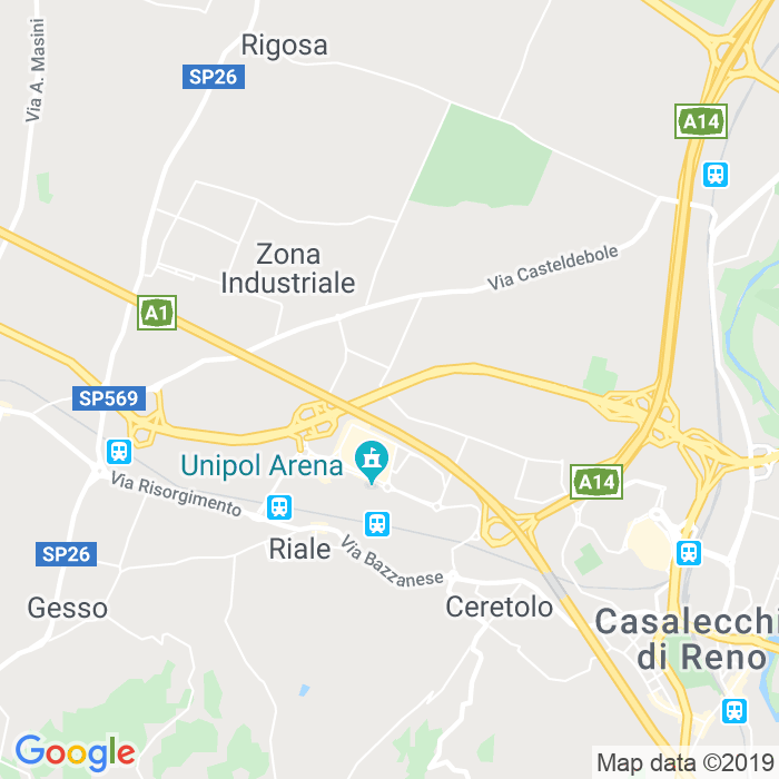 CAP di Via Nuova Bazzanese a Bologna