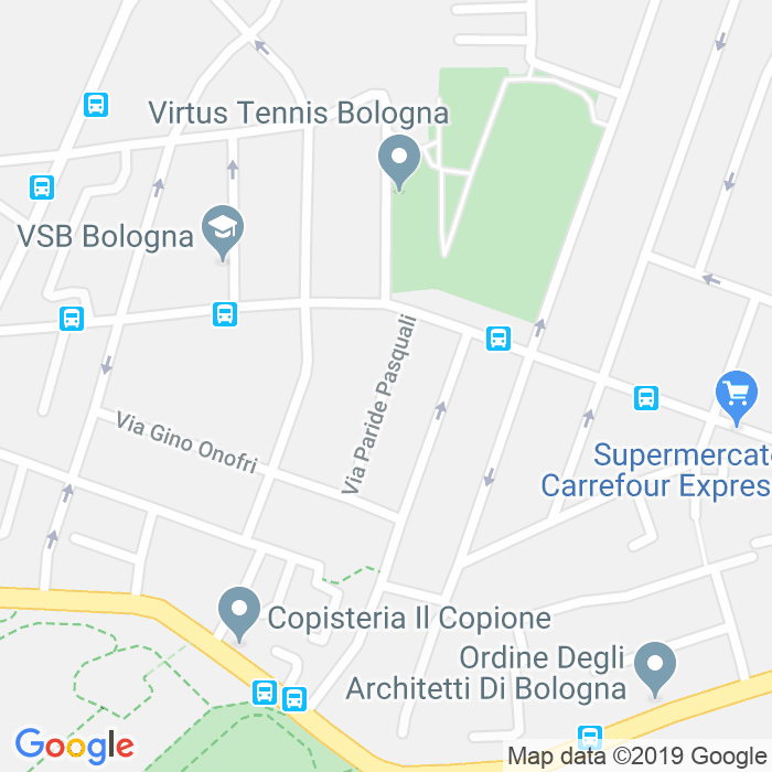 CAP di Via Paride Pasquali a Bologna