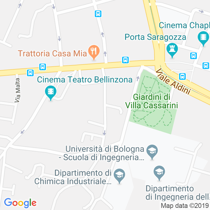 CAP di Via Francesco Albergati a Bologna