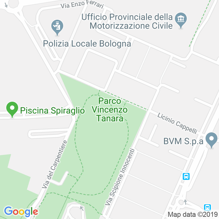 CAP di Parco Vincenzo Tanara a Bologna