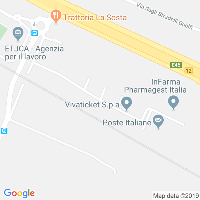CAP di Via Antonio Canova a Bologna