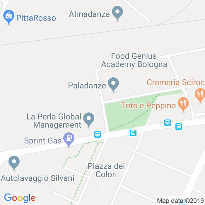 CAP di Via Filippo Antolini a Bologna