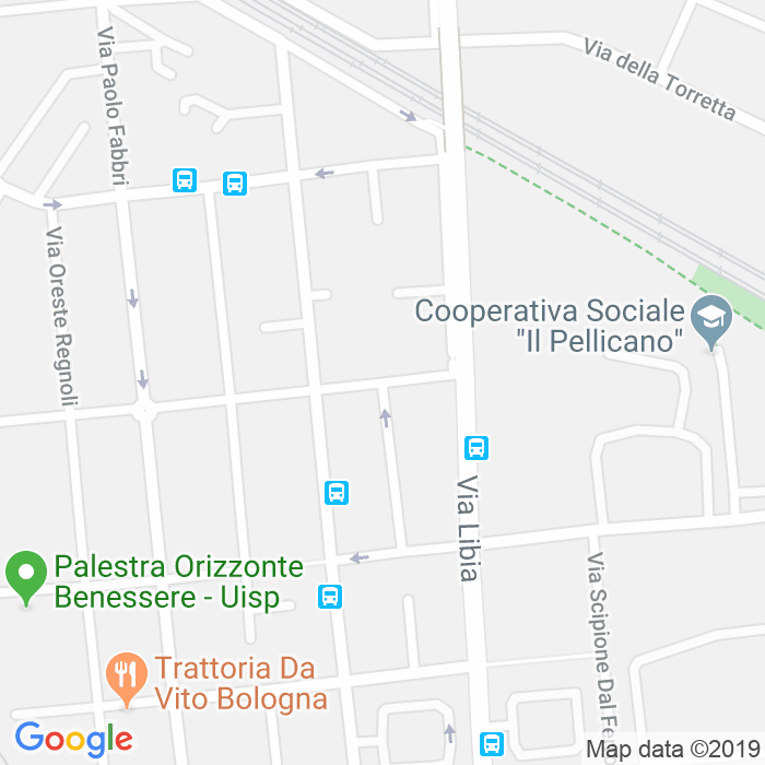 CAP di Via Luigi Balugani a Bologna