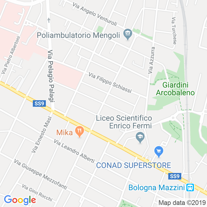 CAP di Via Maria Gaetana Agnesi a Bologna