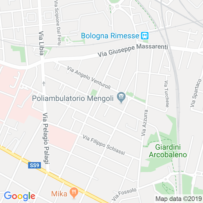 CAP di Via Pompeo Vizzani a Bologna
