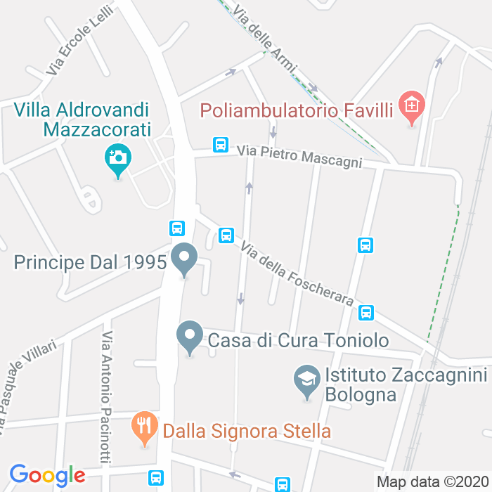 CAP di Via Francesco Cilea a Bologna
