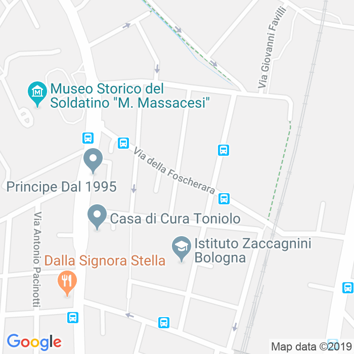 CAP di Via Umberto Giordano a Bologna