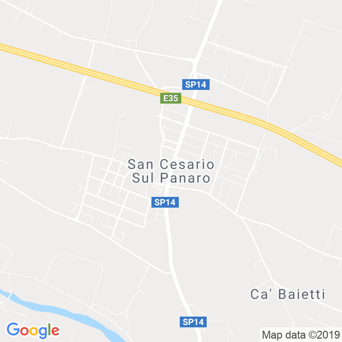 CAP di San Cesario Sul Panaro in Modena