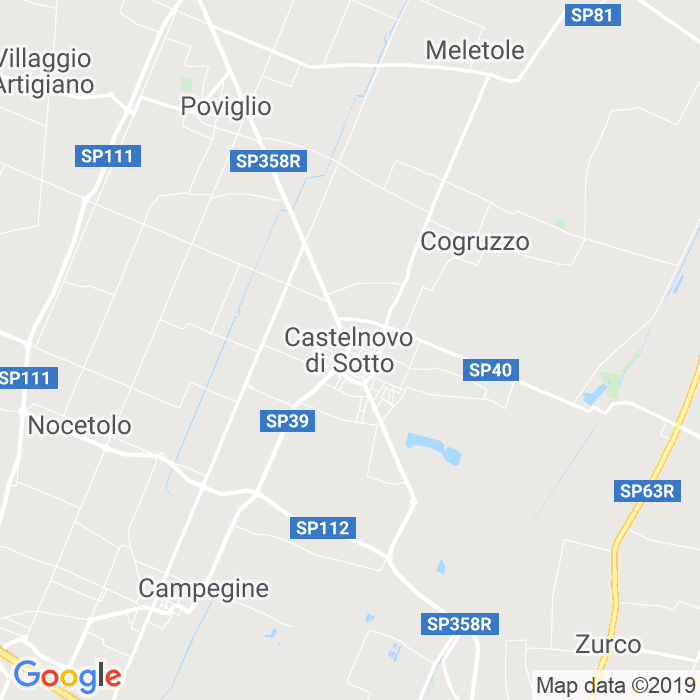 CAP di Castelnovo Di Sotto in Reggio Emilia