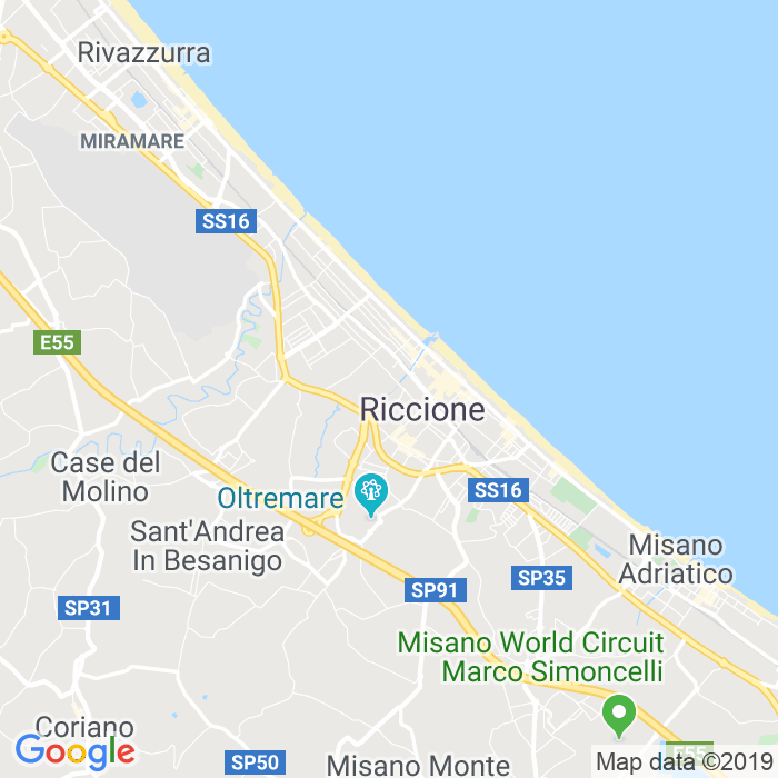 CAP di Riccione in Rimini