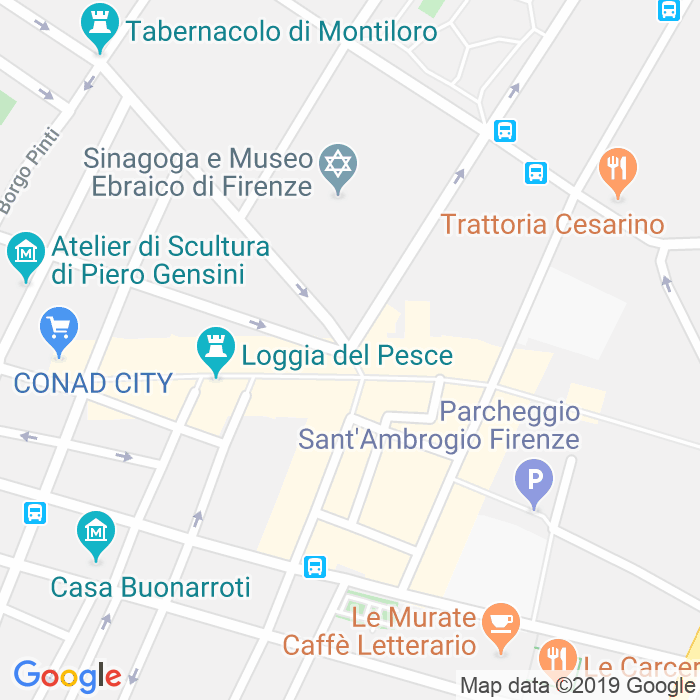 CAP di Piazza Di Sant'Ambrogio a Firenze