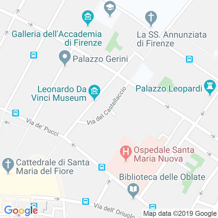 CAP di Piazza Filippo Brunelleschi a Firenze