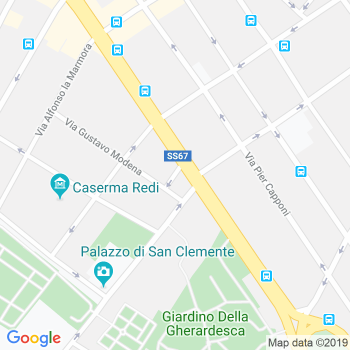 CAP di Piazza Isidoro Del Lungo a Firenze