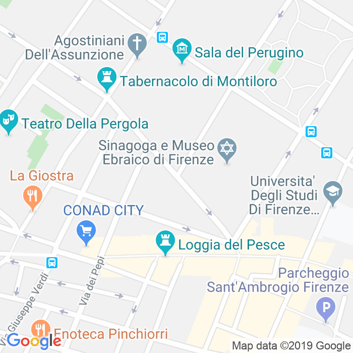 CAP di Via De Pilastri a Firenze