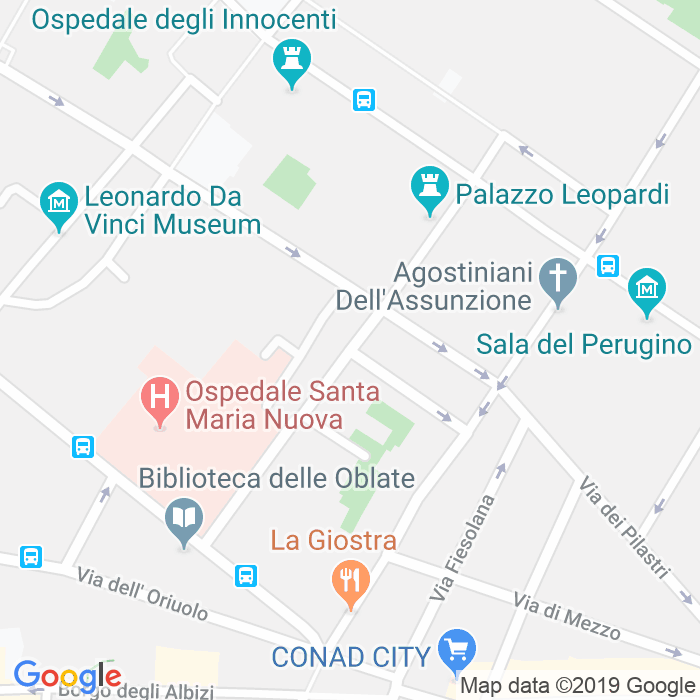CAP di Via Della Pergola a Firenze