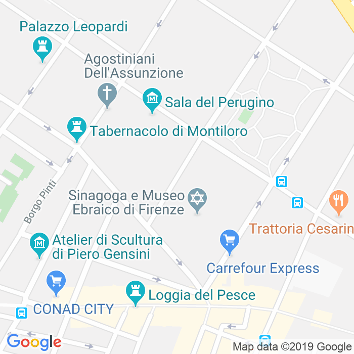 CAP di Via Luigi Carlo Farini a Firenze