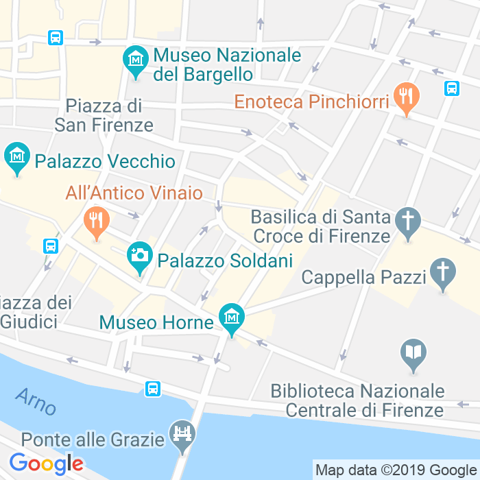 CAP di Piazza De Peruzzi a Firenze