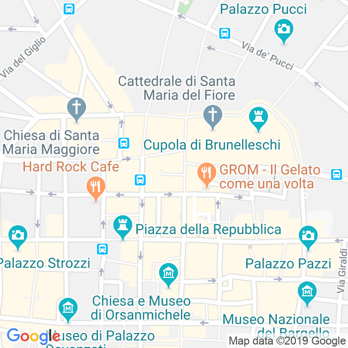 CAP di Piazza Degli Adimari a Firenze